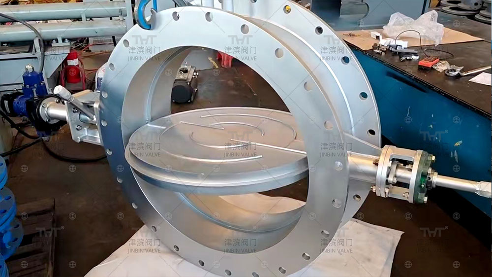 hydraulic butterfly valve