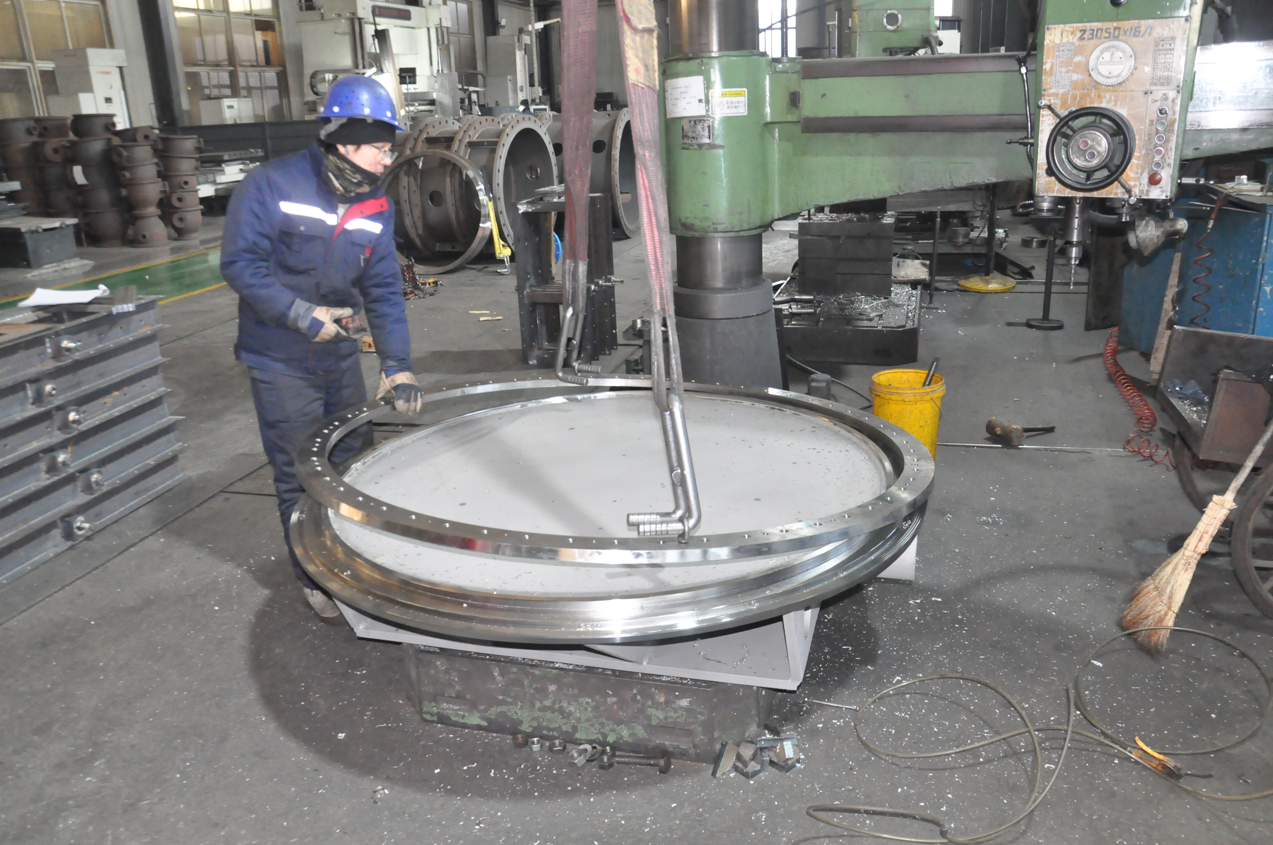 HYDRAULIC BUTTERFLY VALVE FOR SEA WATER DN1800 PN10