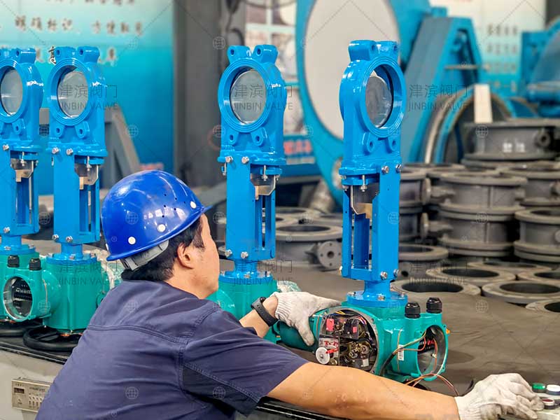 electric knife gate valves