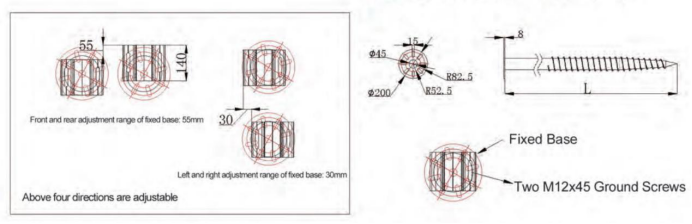 universal ground screw