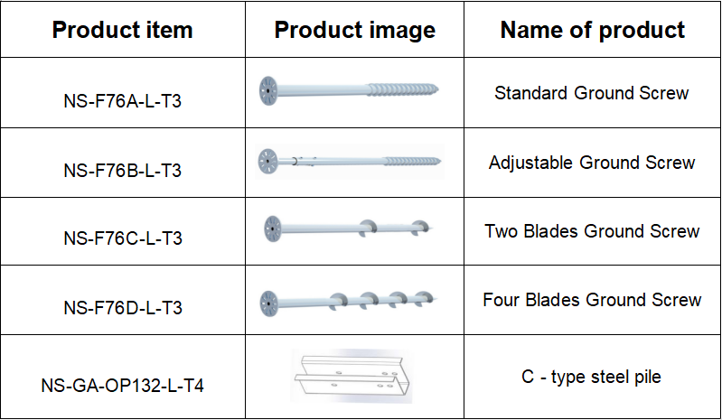 Solar Screw For Ground Mounting