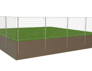 ground solar fence