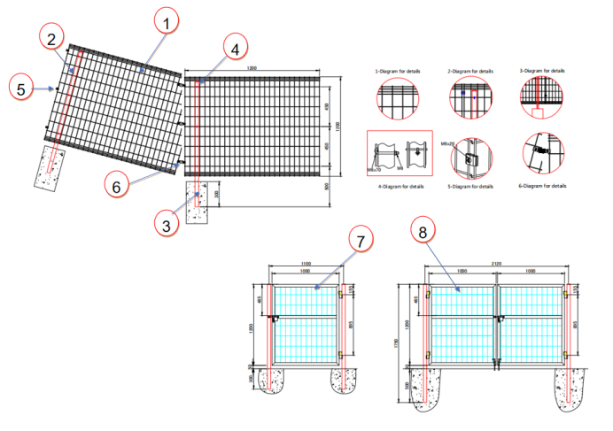 concrete type galvanized wire mesh