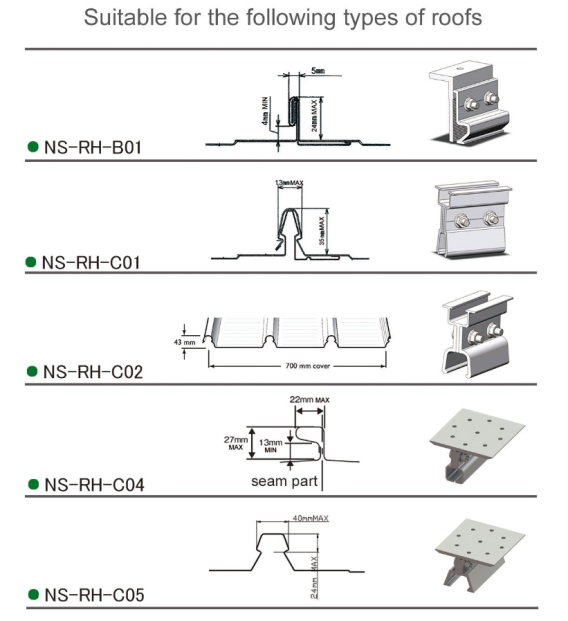 solar rooftop clamp