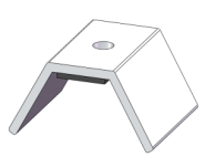 Trapezoidal Metal Roof Clamp