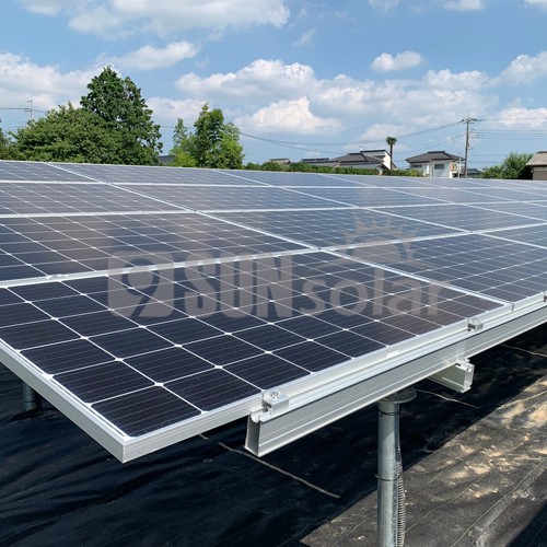 Solar Ground Mounting System Horizontal Placement (Landscape)