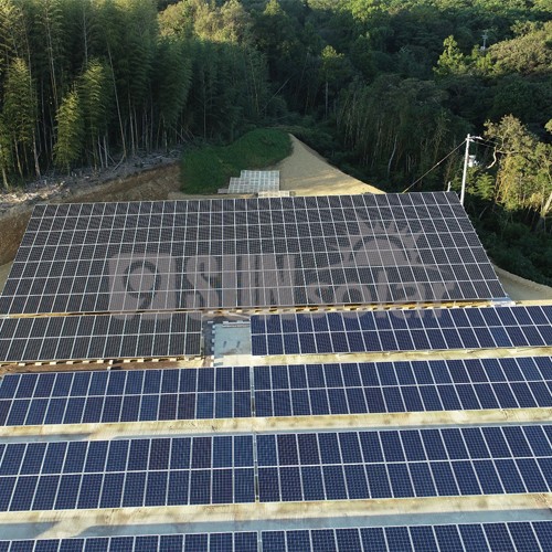 Solar Ground Mounting System Vertical Placement