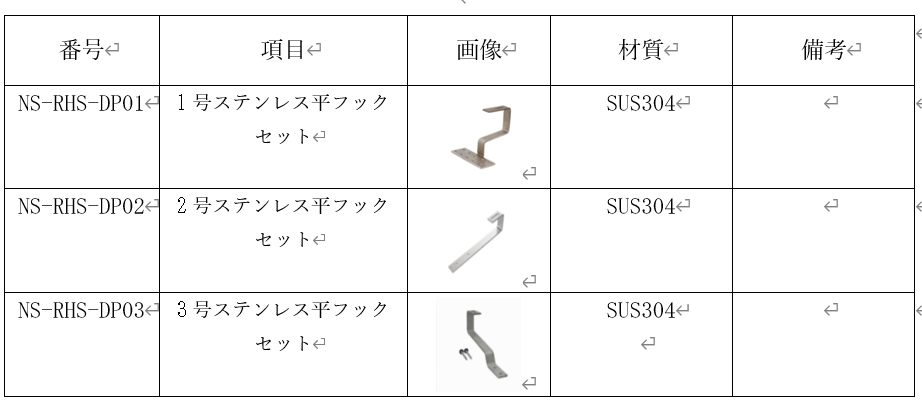 傾斜屋根ステンレス鋼クランプ