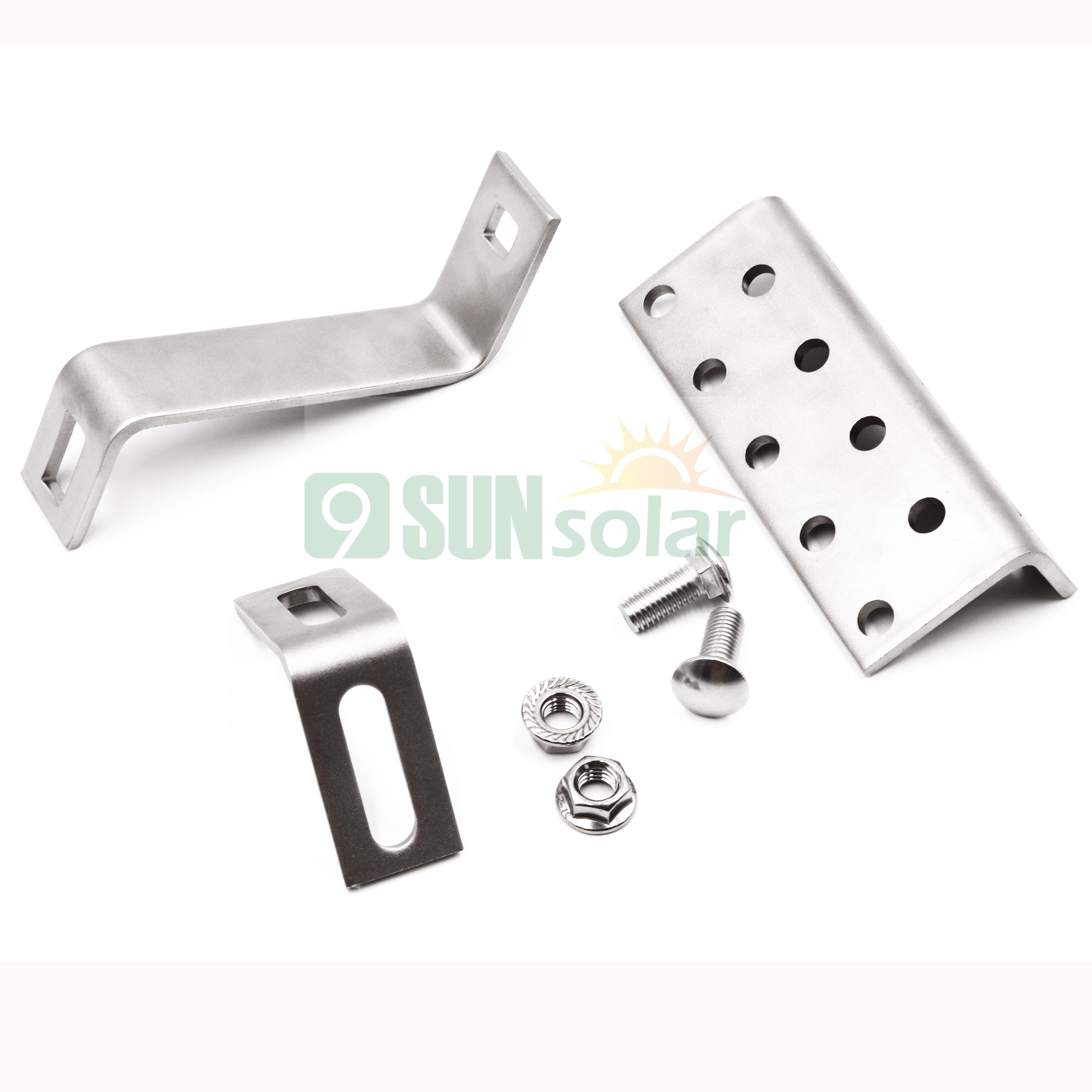 Top Mounting System Aluminum Rail Pitch Tile Roof Solar Photovoltaic Panel Support Bracket solar roof hook