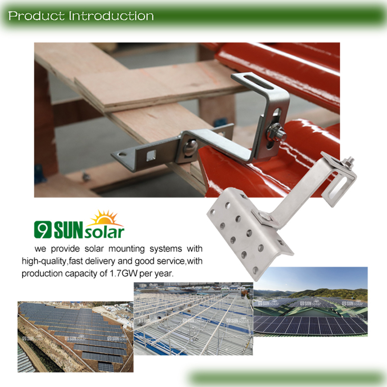 solar panel brackets for slate roofs