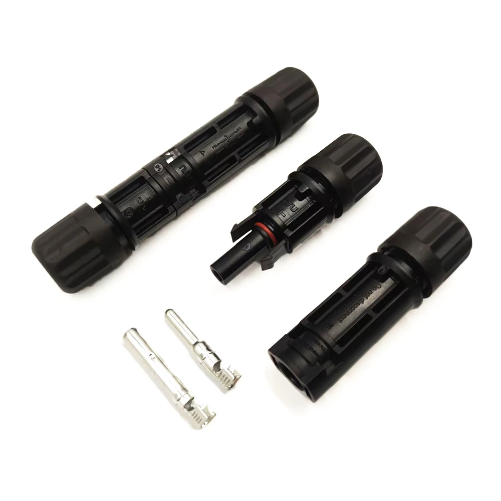 Factory price tuv mc4 4mm2 6mm2 solar cable connector for solar panel system