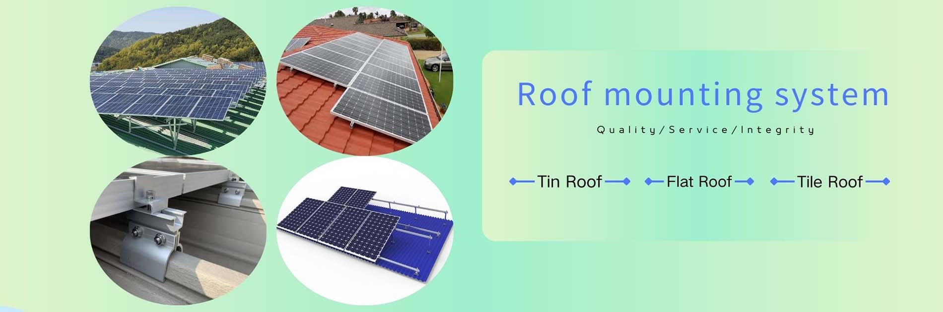 система крепления солнечной батареи на крыше