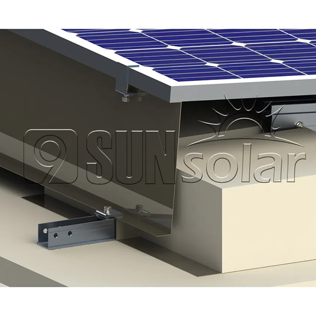 flat roof solar racking