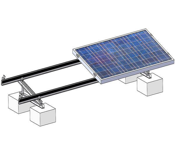 sistemi di montaggio fotovoltaici per tetti piani