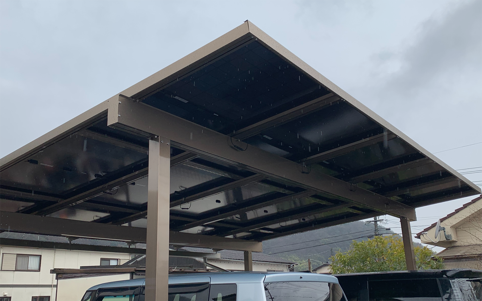 solar carport mounting system