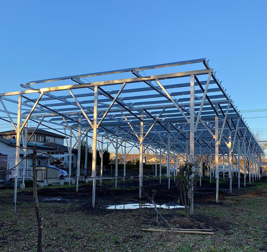 solar farm installation