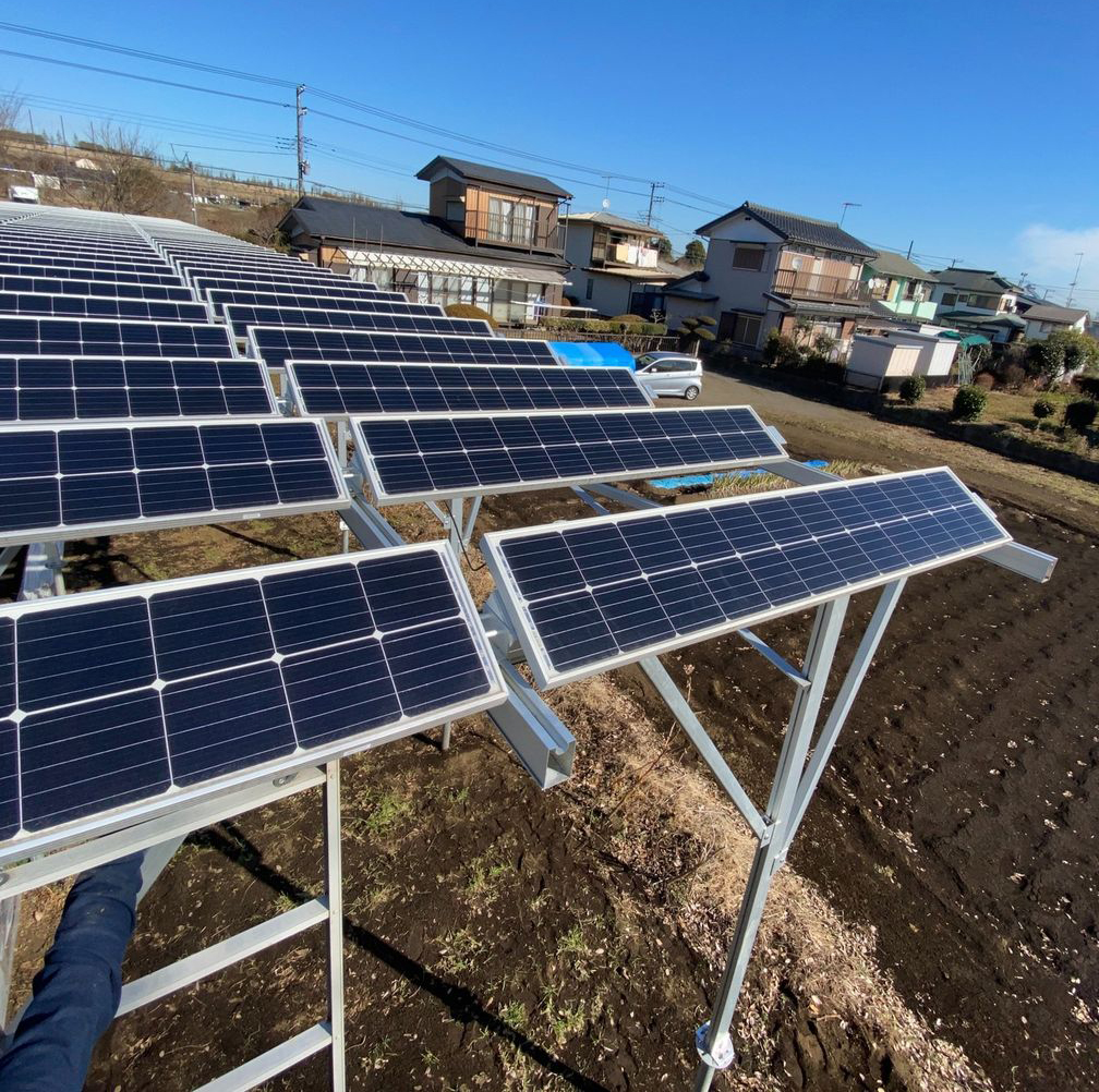 ground mounted solar farm