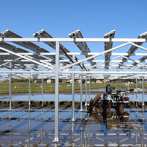ground mounted solar farm