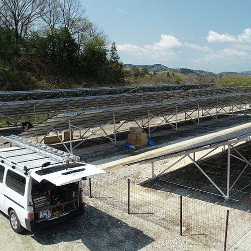 high quality ground mount pv solar racking structure