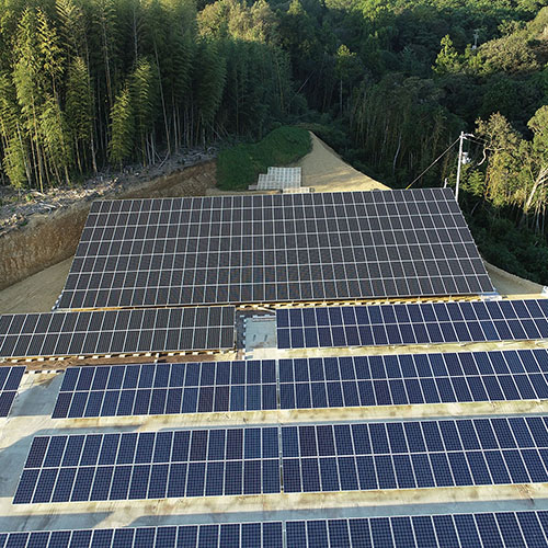 struttura di scaffalature solari fotovoltaiche con montaggio a terra di alta qualità