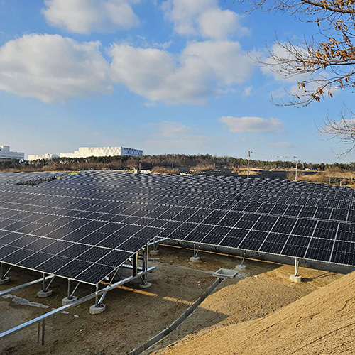 Bodenrahmen-Montagestruktur für Wohngebäude zur Bodenmontage von Solarmodulen