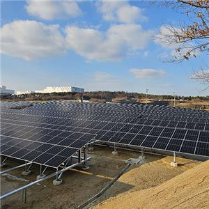 estrutura de montagem de estrutura de solo residencial para montagem em solo de painéis solares