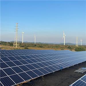 khung giá đỡ năng lượng mặt trời gắn trên mặt đất với hệ thống pv năng lượng mặt trời