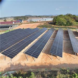 Sistema de estantería solar de montaje en suelo de 10 kw para sistema solar fotovoltaico