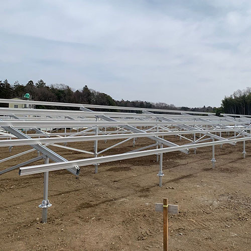 easy to install ground mount solar frames rack mounted system