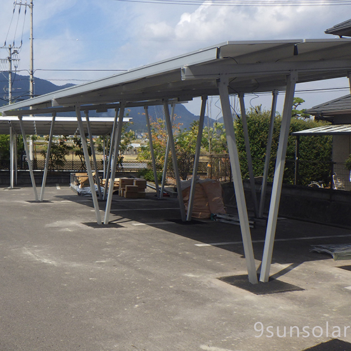 commercial 2 parking 5kw 10kw steel solar carport canopy