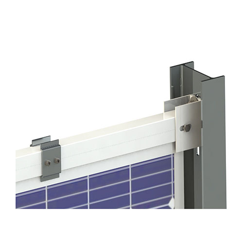 ground bracket vertical bifacial solar panel fence for solar ground mounting system