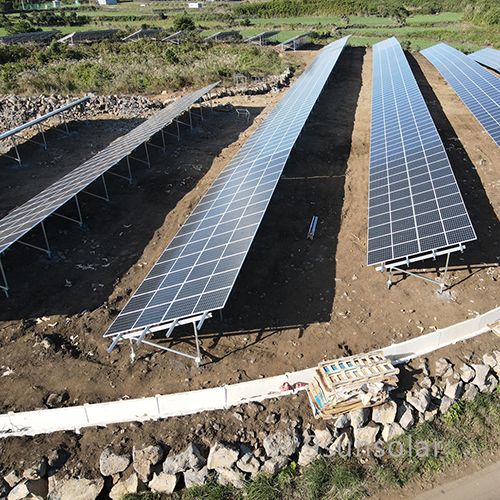 Staffa di terra fotovoltaica solare fotovoltaica in acciaio alluminio a prezzo competitivo nel settore per sistema solare da 3kw 1mw 20kw