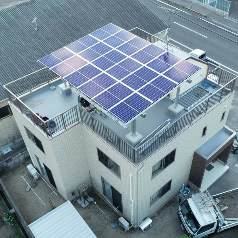 Preço de fábrica, estrutura de alumínio fotovoltaico, suporte de montagem solar, rack de teto solar para painéis solares