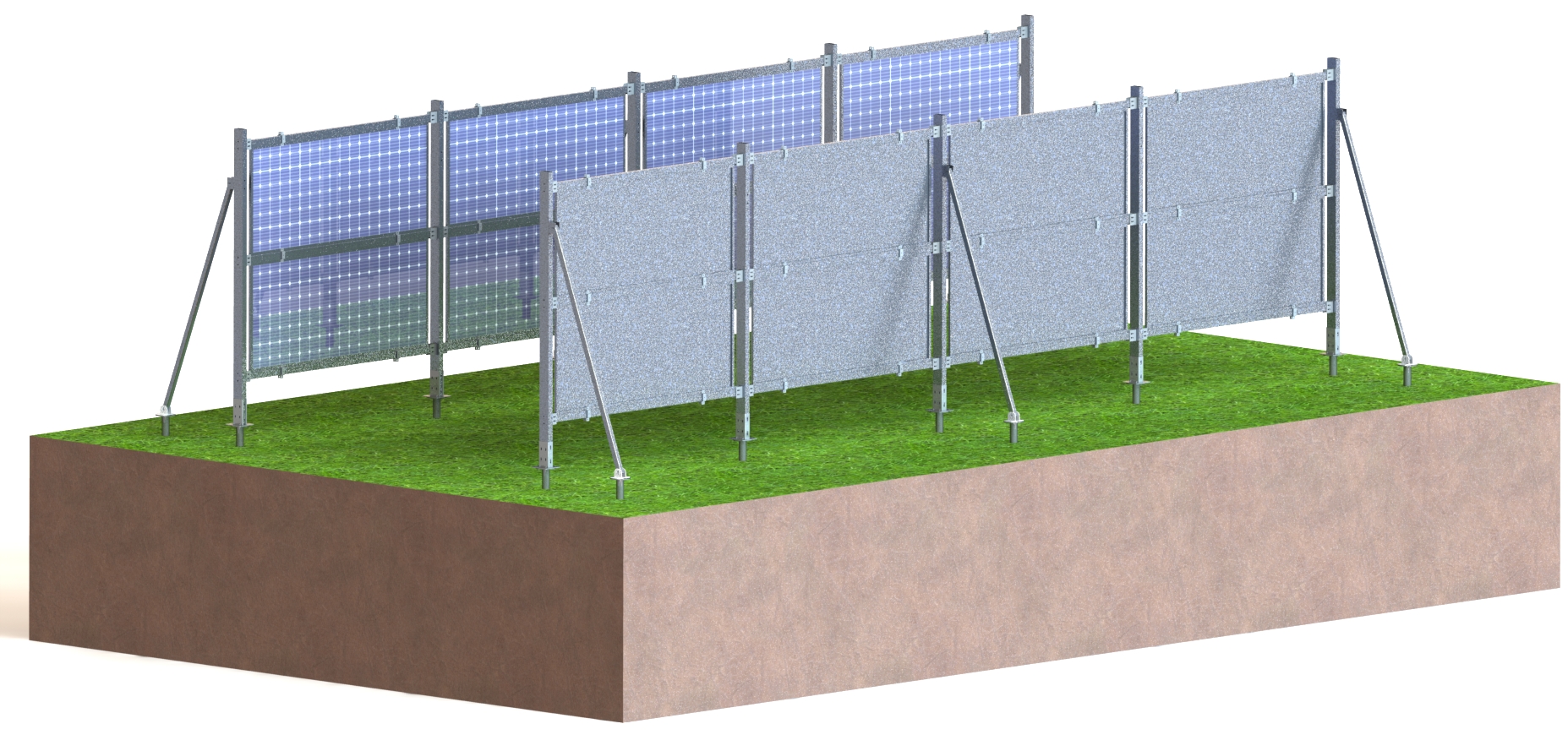 solar fence panels