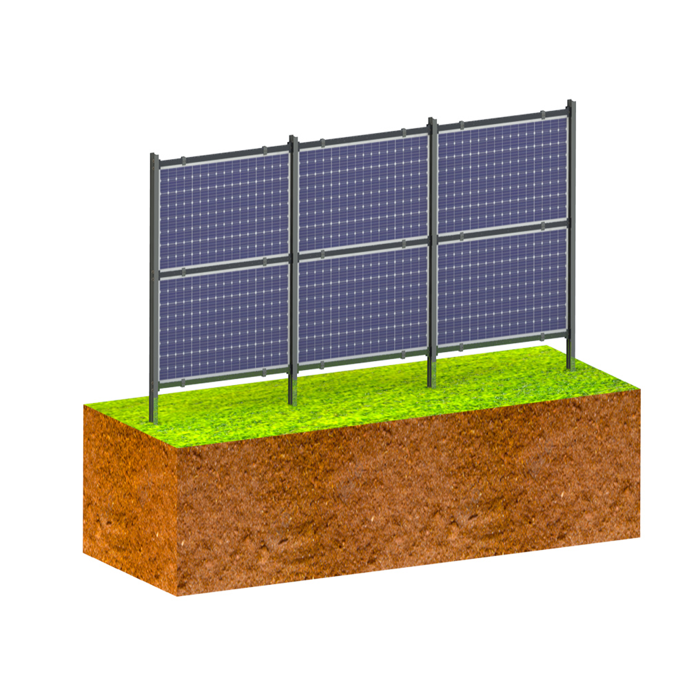 solar panel fence