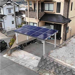 Waterproof bicycle solar shed power kit bracket