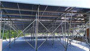 Suporte de solo solar totalmente em alumínio