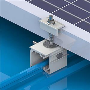 Abrazaderas solares para techos metálicos en oferta para sistemas de montaje de paneles solares
