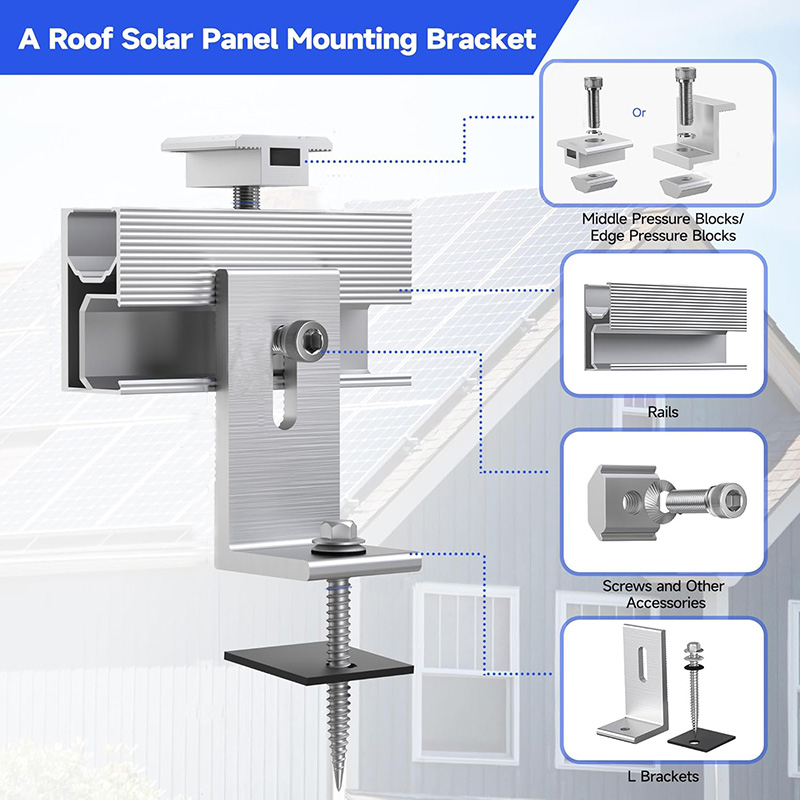 solar panel roof rack mount