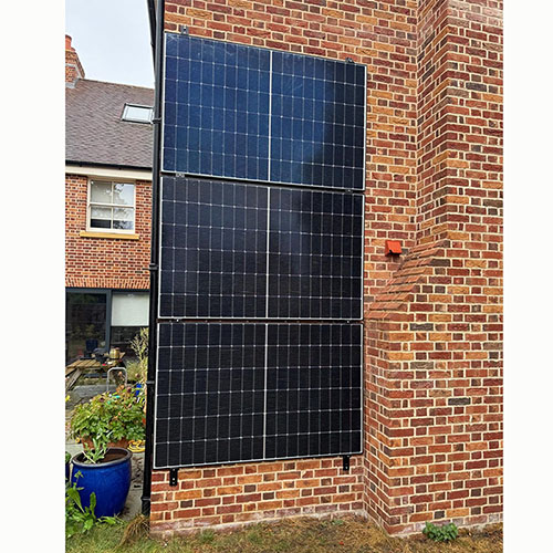 Easy Wall Installation Aluminum Solar Panel Wall Mount Bracket PV Wall Bracket for Facade