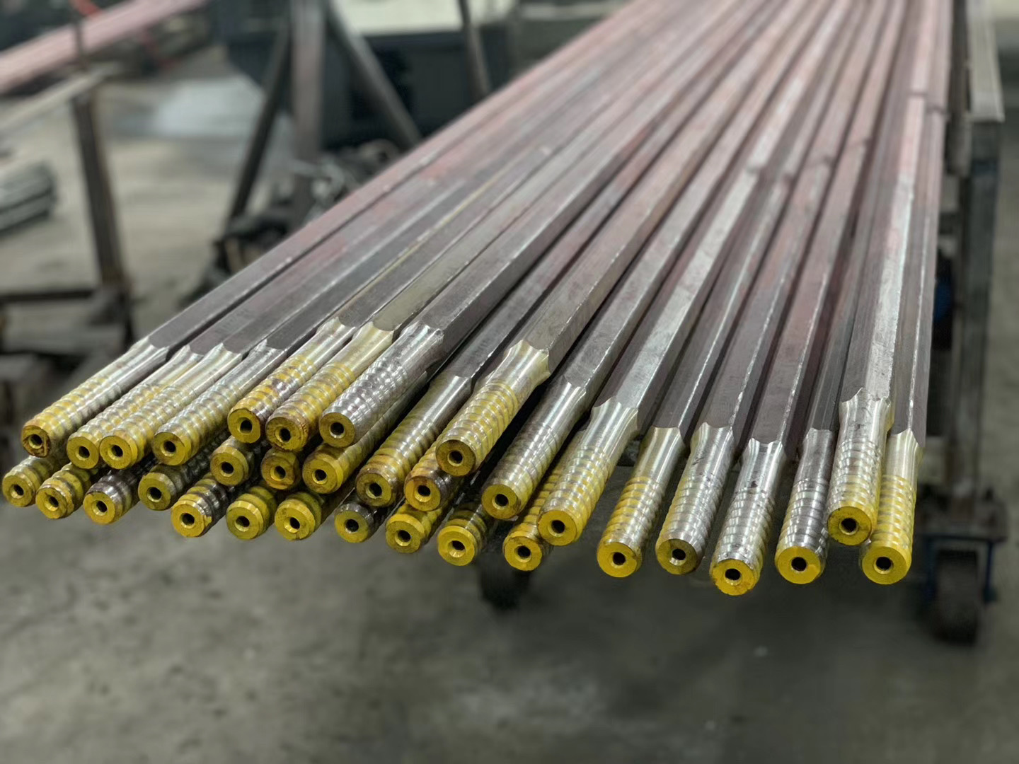 taper drilling rod