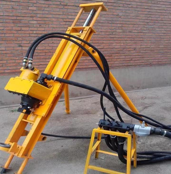 Simple down-the-hole drilling rig, hammer drilling, down-the-hole drilling rig, tripod-type down-the-hole drilling