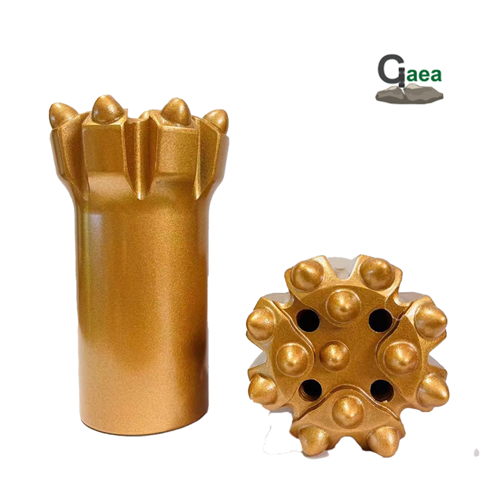 Top hammer T38 76mm thread button bits drilling tools