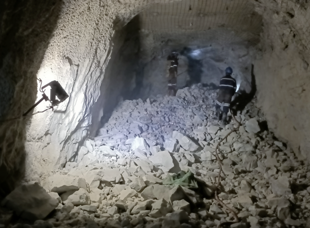 Drilling and blasting