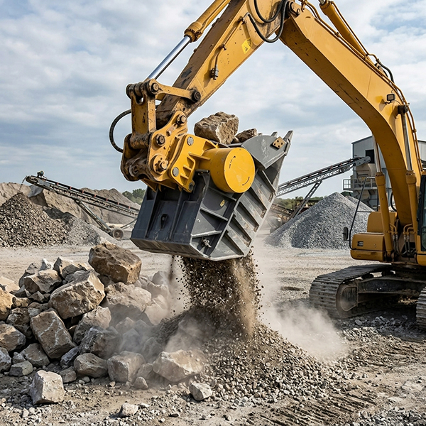 Excavator Rock Crusher Bucket