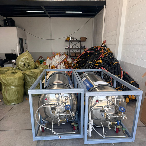 Liquid Oxygen Gas Filling Tank 499L for Rock Blasting