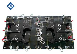 Checking fixture for Connecting Piece, seat belt