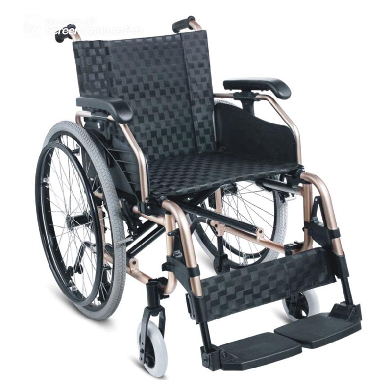 Складная ручная инвалидная коляска для тяжелых условий эксплуатации