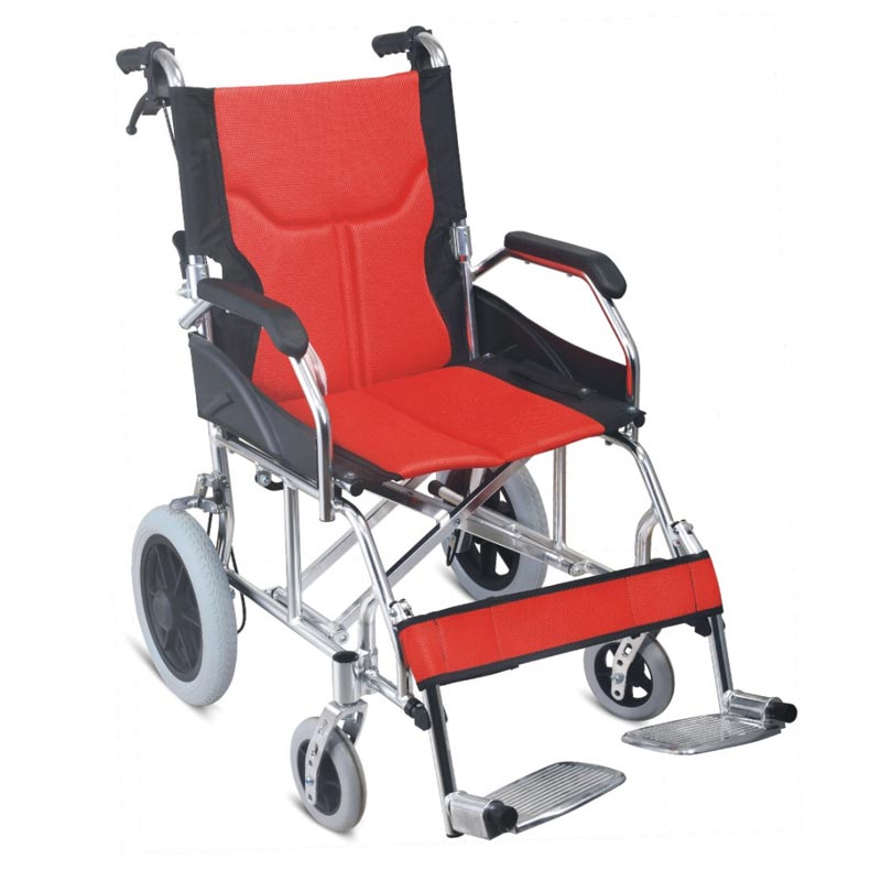 Легкая алюминиевая инвалидная коляска с ручным управлением