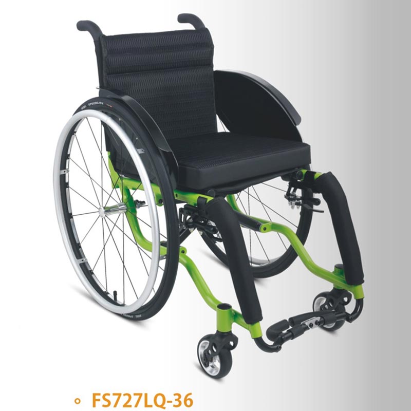 Cadeiras de rodas manuais de alumínio para ambientes externos